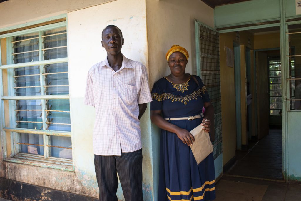 Anthony Gitay Ngiabi and his wife Beatrice Wambui 