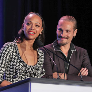 Zoe Saldana Perego & Marco Perego Saldana